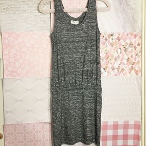 Lou & Grey | Heathered Gray & Black Tank Dress